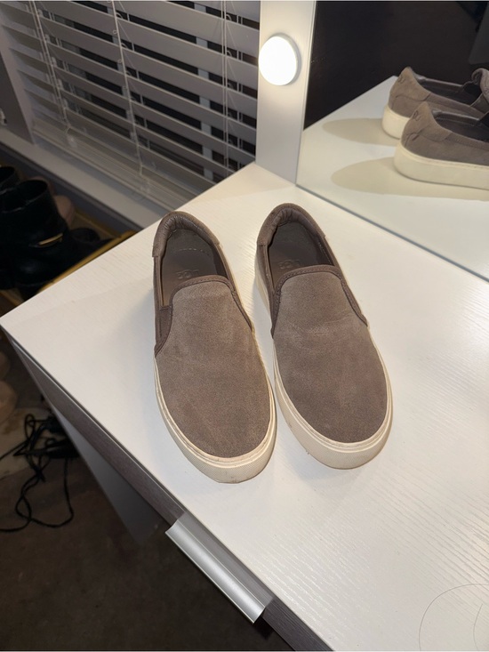 UGG Shoes - UGG Women’s Taupe Suede Slip-On Sneakers Casual Shoes
